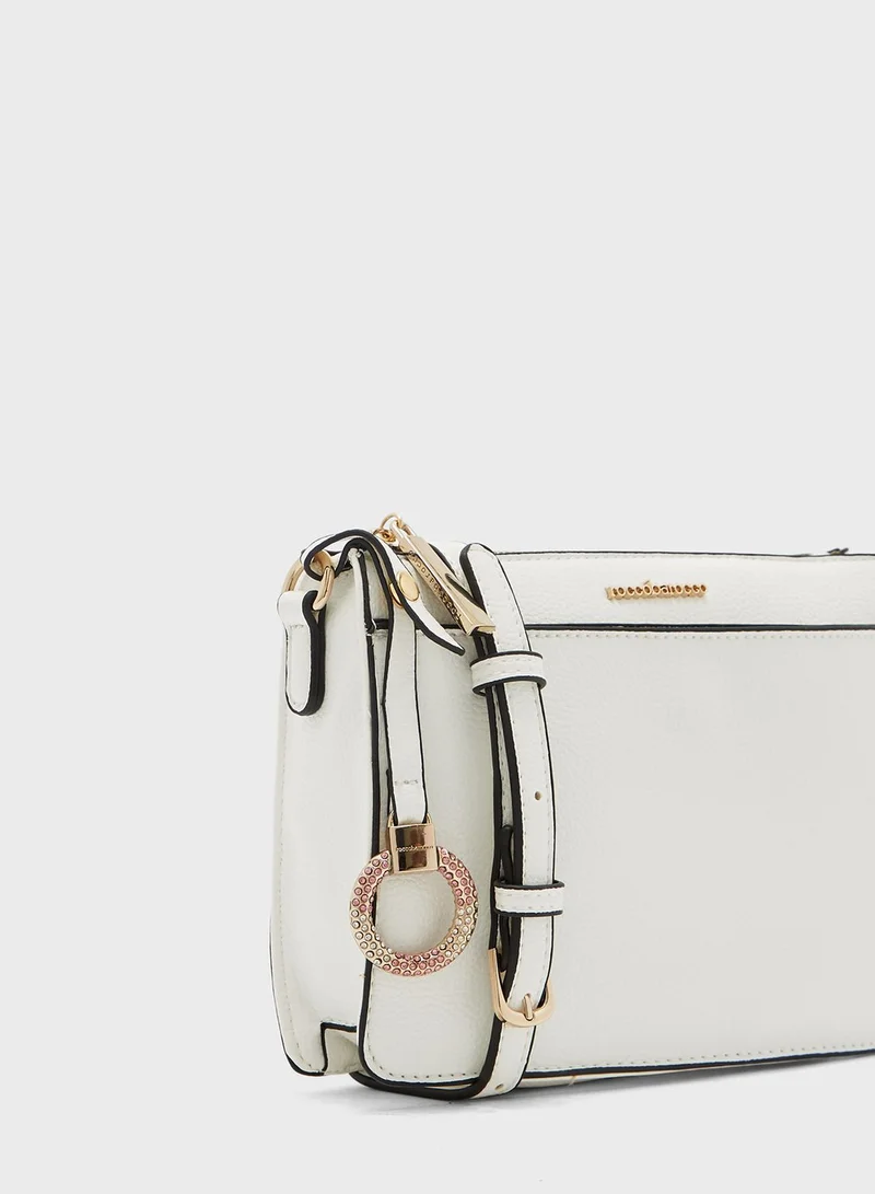 RoccoBarocco Samoa Top Zip Crossbody