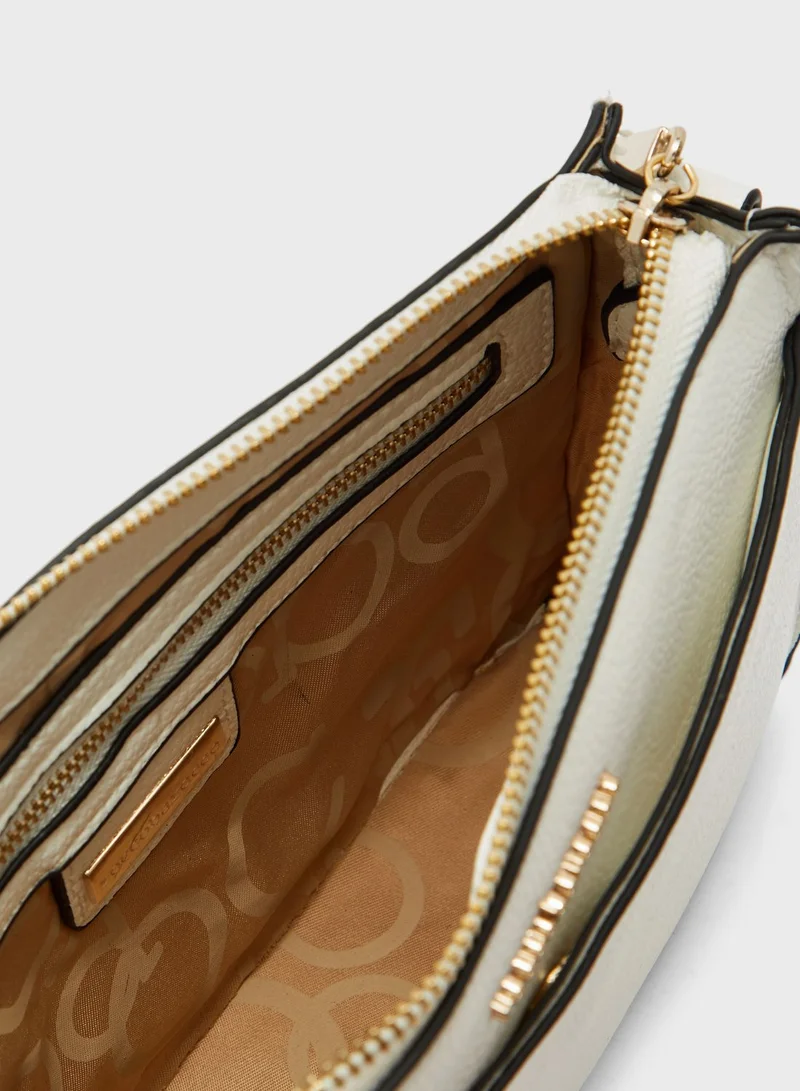 RoccoBarocco Samoa Top Zip Crossbody