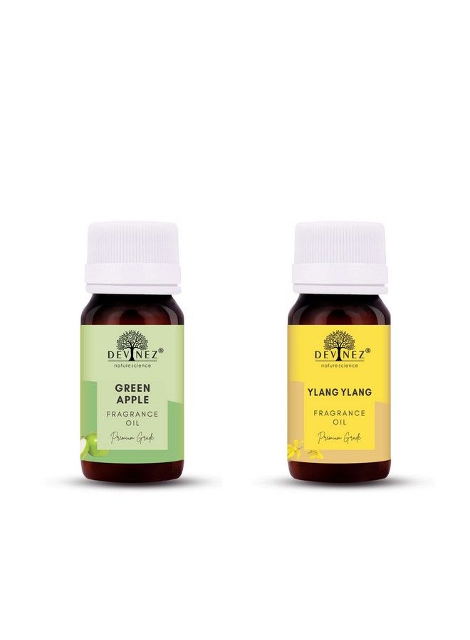 Devinez Green Apple Ylangylang Aroma Oil For Diffuser/Ultrasonic Aroma Diffuser/Tealight Diffuser/Reed Diffuser 15Ml Each - Image 2