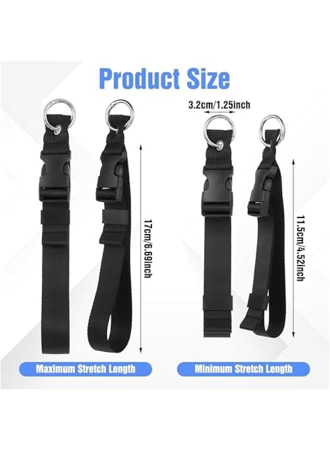 2Pcs Add a Bag Luggage Strap, Adjustable Luggage Belt Heavy Duty Luggage Straps Carry-on Baggage Suitcase Straps Belts Luggage Hook to Connect Your Luggage Jacket Travel Attachment Accessories - Image 2