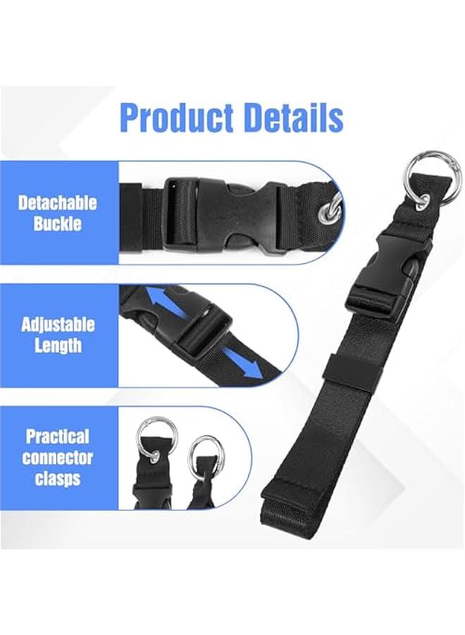 2Pcs Add a Bag Luggage Strap, Adjustable Luggage Belt Heavy Duty Luggage Straps Carry-on Baggage Suitcase Straps Belts Luggage Hook to Connect Your Luggage Jacket Travel Attachment Accessories - Image 4