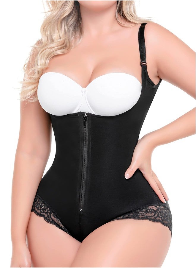 Sonryse Fajas Colombianas Reductoras y Moldeadoras Levanta Cola Posparto Stage 2 Post Surgery Shapewear Bodysuit Black XS/30 - Image 1