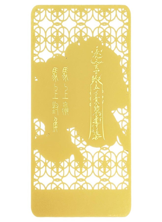 Fengshuibringluck Feng Shui Fly On Monkey On Horse Golden Card Amulet Card Successful Victory Protection Card - Image 4