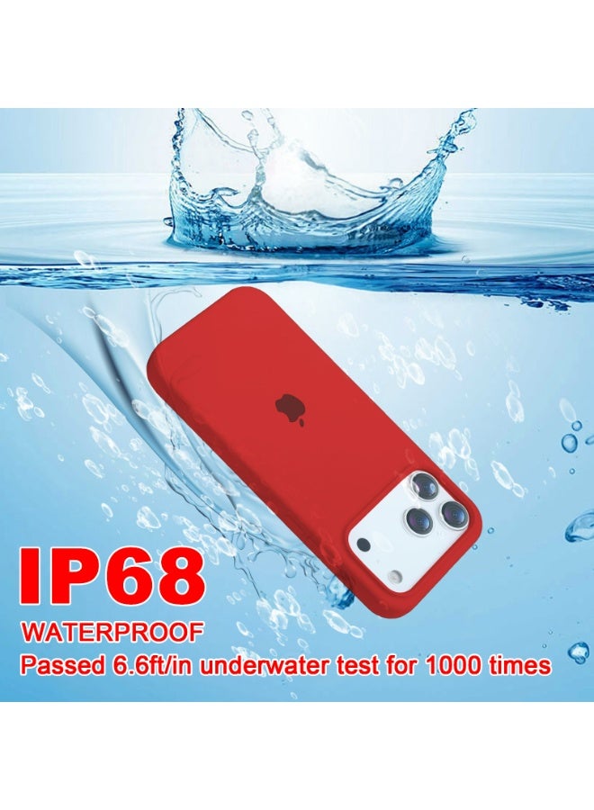 أوللاي ايفون 17 برو كيس واقي ، مادة السيليكون ، مقاومة للصدمات مع حماية عدسة الكاميرا وتغطية زر التحكم ، غطاء واقي للهاتف المحمول المضاد للصدمة ، متوافق مع إكسسوارات MagSafe - Image 4