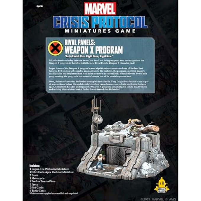 Atomic Mass Games MARVEL Crisis Protocol  Rivals Panels  Weapon X Program - Image 3