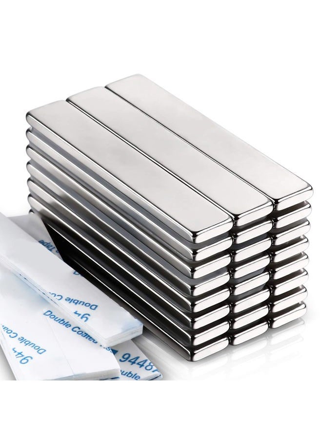 LOVIMAG Powerful Neodymium Bar Magnets, Rare-Earth Metal Neodymium Magnet - 60 x 10 x 3 mm, Pack of 24 - Image 1