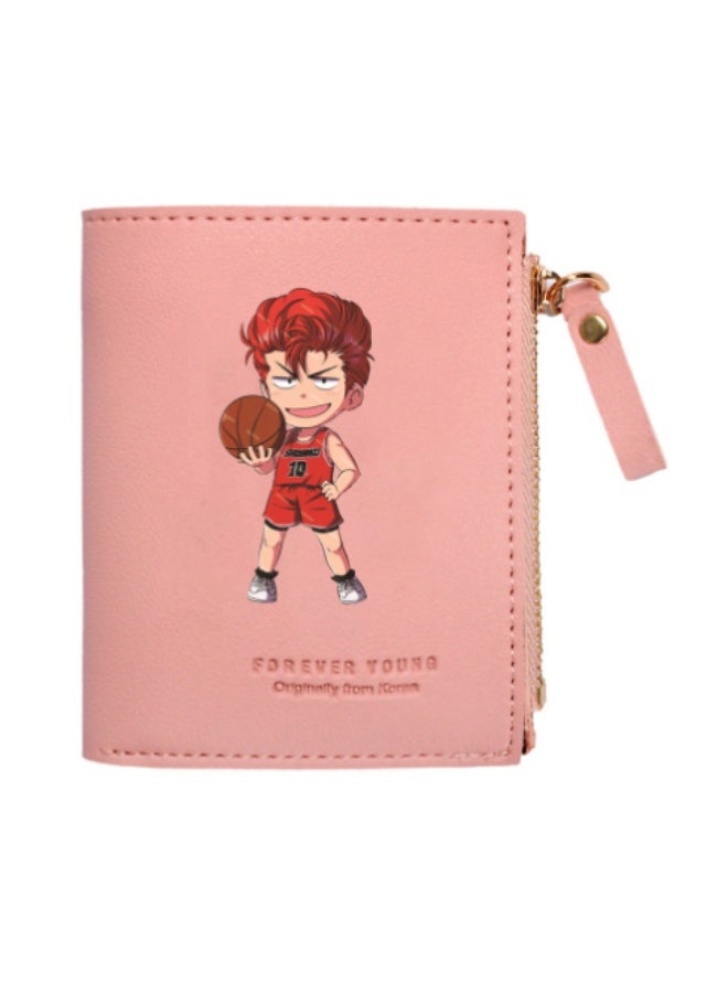 KUYING Slam Dunk Anime Student Lightweight Wallet Card Bag  - Image 1