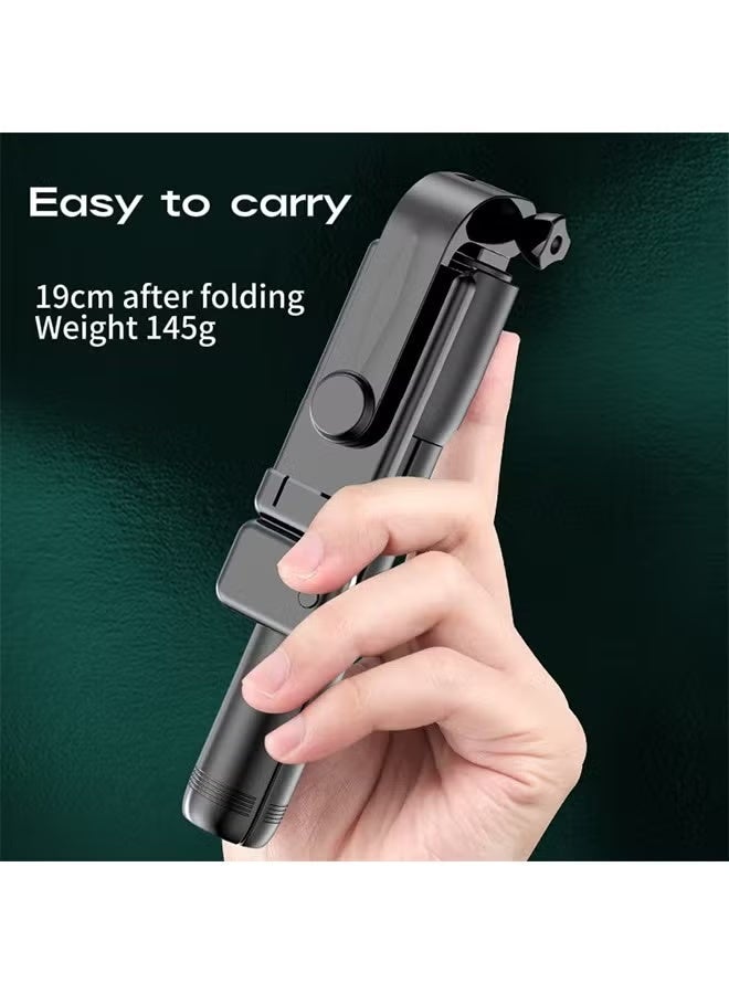 Raxoom عصا السيلفي - عصا سيلفي جديدة لاسلكية بلوتوث قابلة للطي مع حامل ثلاثي القوائم مع ضوء ملء وتحكم عن بعد لIOSs Androids الهواتف الذكية (R1-أبيض) - Image 3