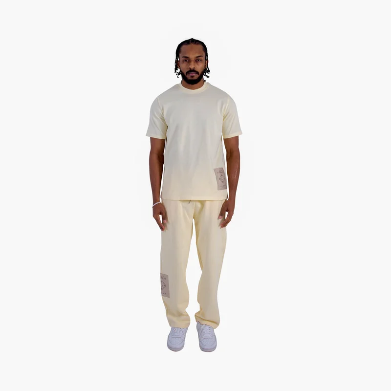 هاوس اوف سينمار Off White Cenmar Pants With Side Patch