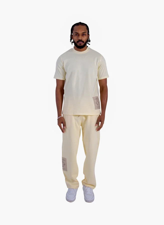 هاوس اوف سينمار Off White Cenmar Pants With Side Patch