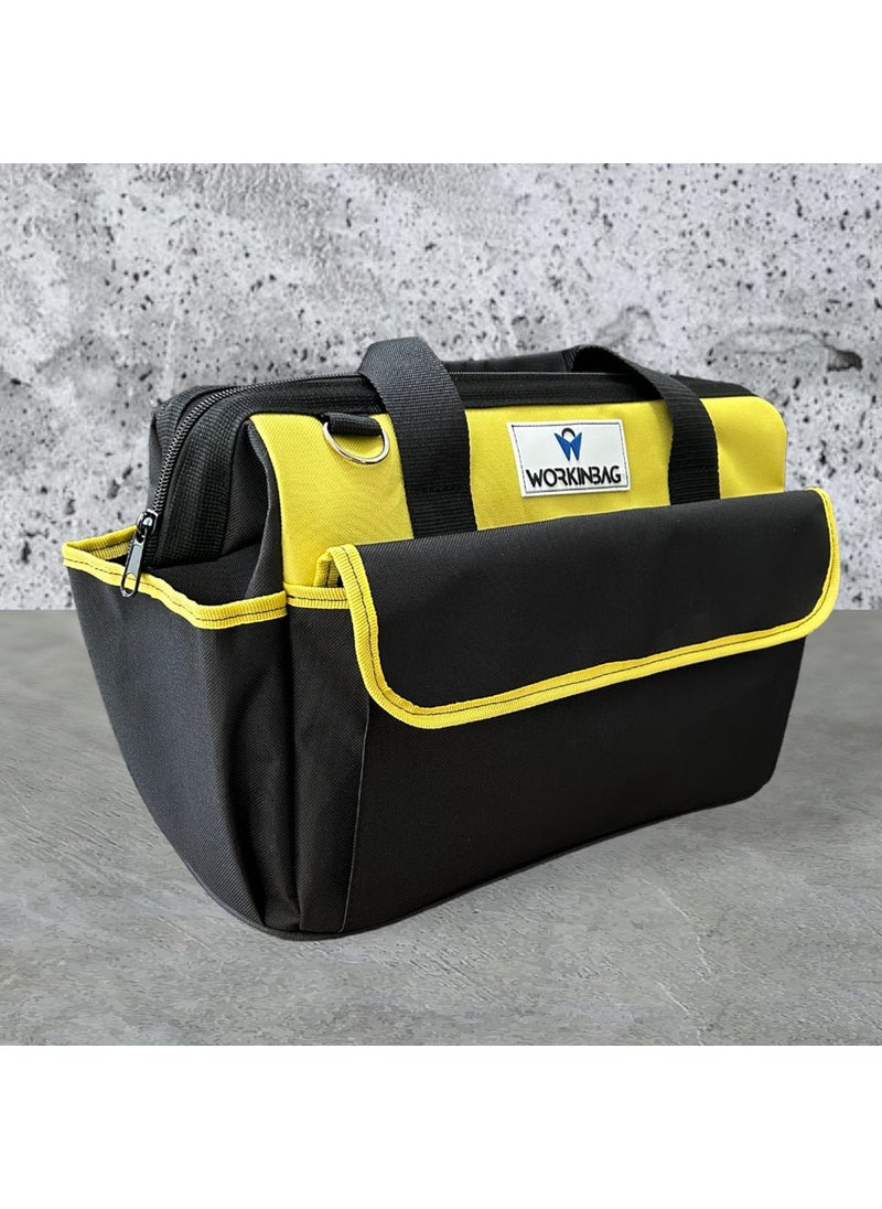 Workınbag - 12'' Black Cloth Tool Bag - Image 1