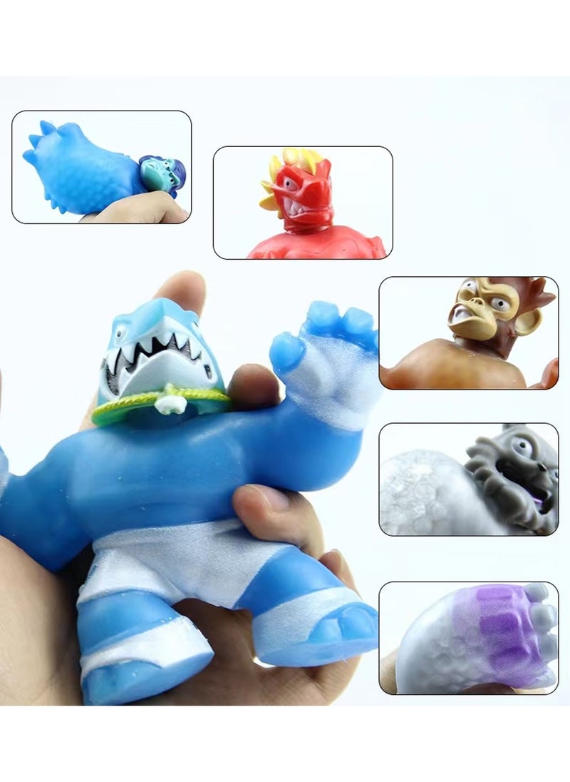 Generic - Heroes Sahario Goo Jit Zu Super Sandy Stretchy Figure Toy Monkey - Image 1