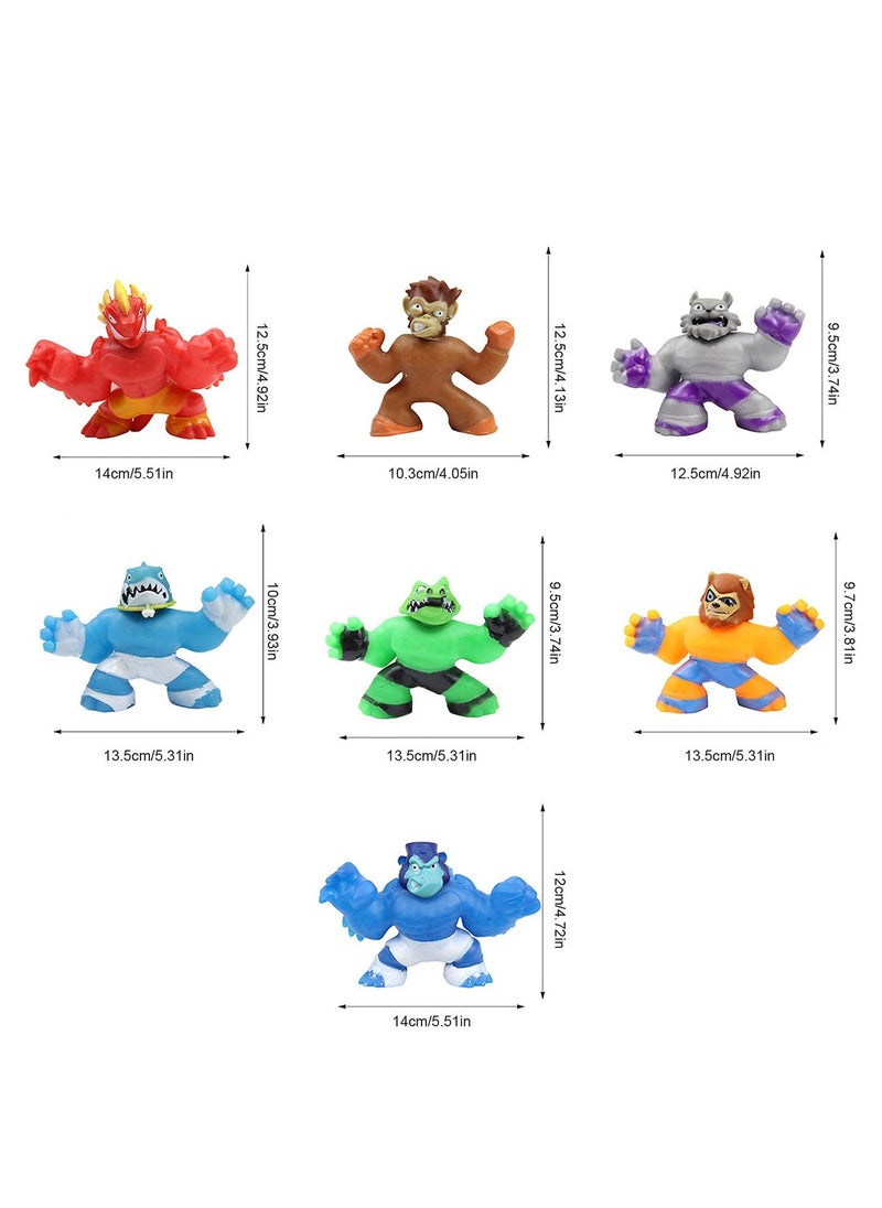 Generic - Heroes Sahario Goo Jit Zu Super Sandy Stretchy Figure Toy Monkey - Image 1