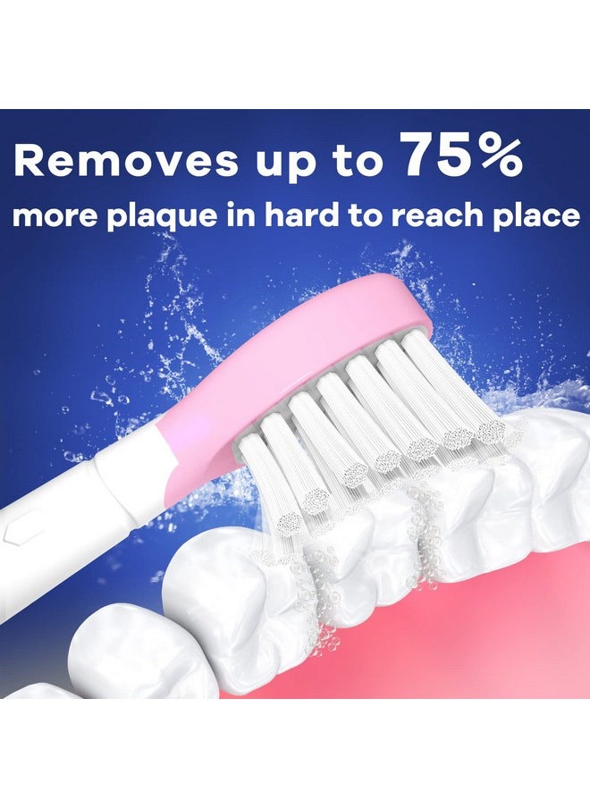 Toptheway - Kids Toothbrush Heads For Philips Sonicare: Soft Electric Replacement Brush Compatible With Phillips Hx6032/94 Hx6321 Hx6340 Hx6042 Hx6320 Hx6330 Compact Head For Child 35 Pink Girl Green Boy 8 Pack - Image 1