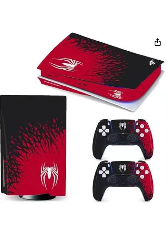 ملصقات Chivalrous PS5 ملصقات لكامل الجسم Spider-Man 2 إصدار محدود ملصقات واقي فيلم محدود اللون: ملصق إصدار محرك الأقراص الضوئية PS5 2 - Image 1
