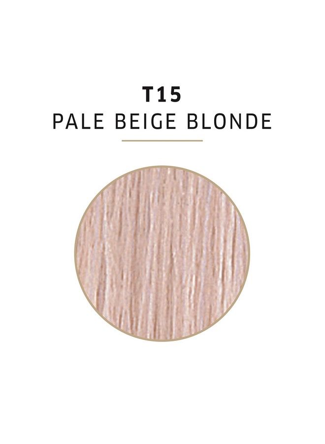 WELLA Color Charm Wella Colorcharm Hair Toner Neutralize Brass With Liquifuse Technology T15 Pale Beige Blonde 1.4 Oz - Image 3