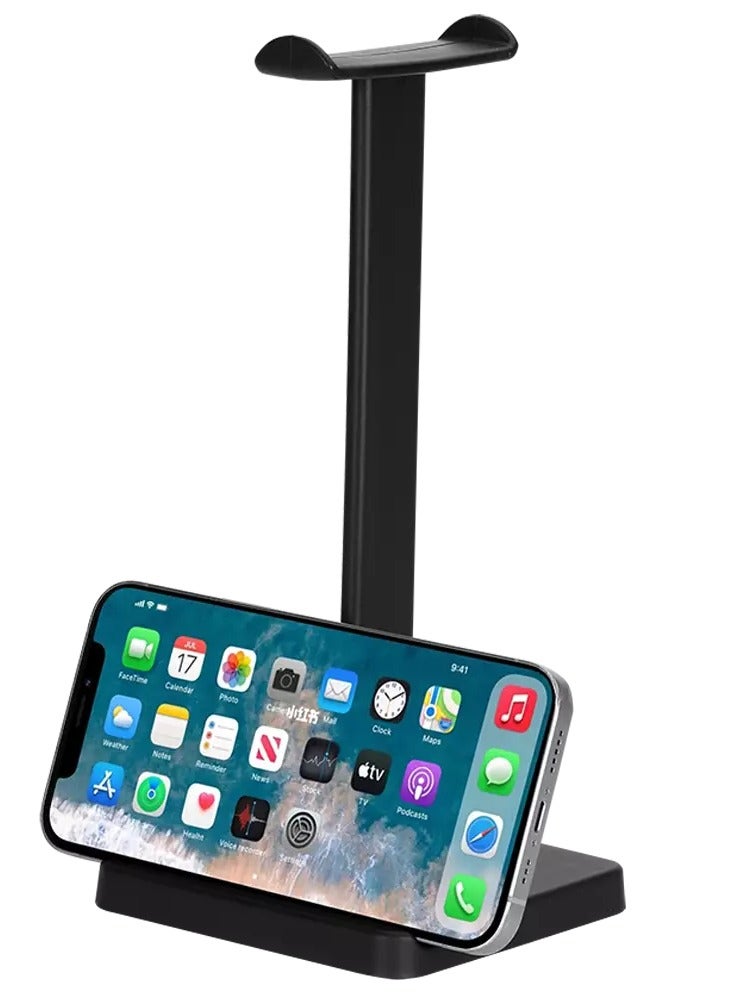 إكسترايك-مي حامل سماعة الألعاب HT08 - قاعدة مطاطية بتصميم مضاد للانزلاق - جسم قابل للفصل - أوزان داخلية إضافية لتحقيق التوازن - أسود - Image 3