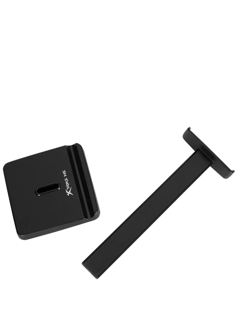 إكسترايك-مي حامل سماعة الألعاب HT08 - قاعدة مطاطية بتصميم مضاد للانزلاق - جسم قابل للفصل - أوزان داخلية إضافية لتحقيق التوازن - أسود - Image 4