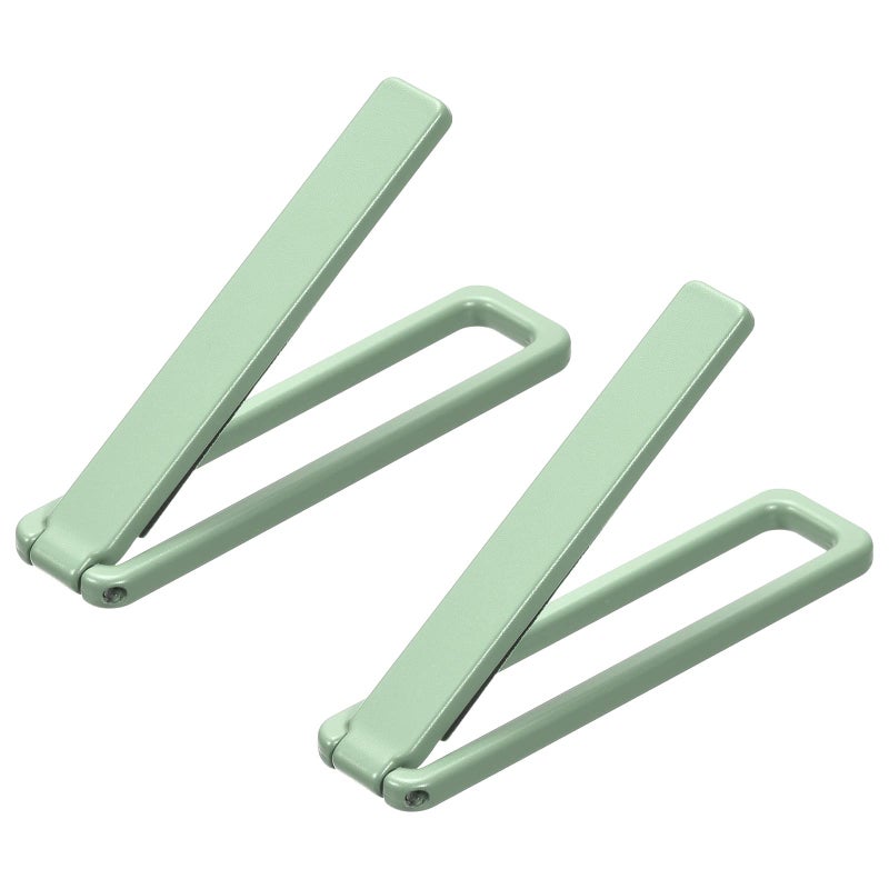 Green 2 Pack Thin Cell Phone Kickstand Horizontal Vertical Desk Stand for Smartphones Tablets - Image 2