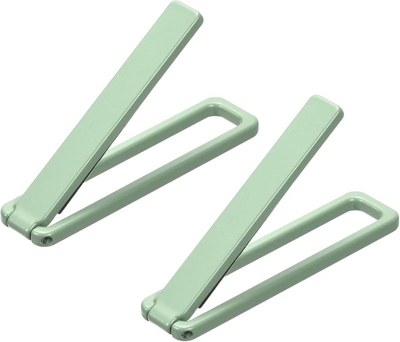 Green 2 Pack Thin Cell Phone Kickstand Horizontal Vertical Desk Stand for Smartphones Tablets - Image 1