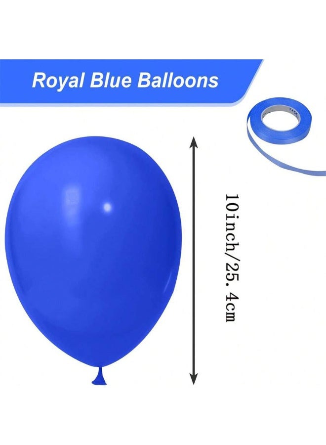 Blue Latex Balloons 50 pieces – 10 inch size – High-quality helium balloons for party and event decorations – Elegant decoration for birthdays, graduations, and weddings - Image 3