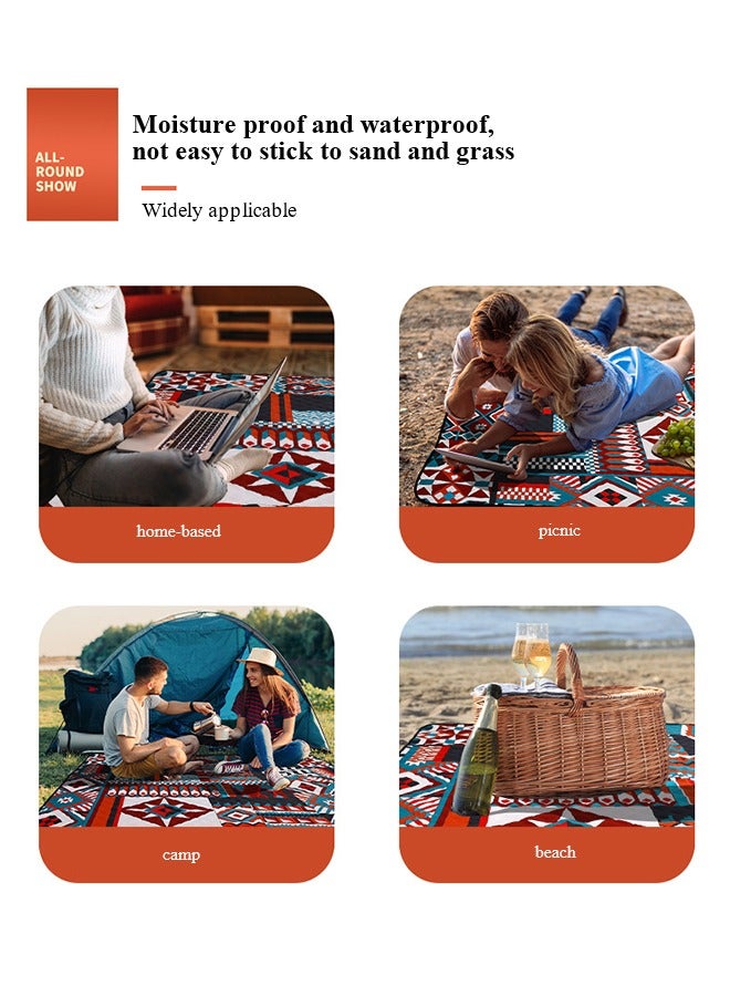 جيوان المحمولة التخييم وسادة مقاومة للرطوبة ، في الهواء الطلق للماء نزهة حصيرة ، حصيرة الكلمة ، نزهة حصيرة ، سميكة آلة قابل للغسل - Image 5