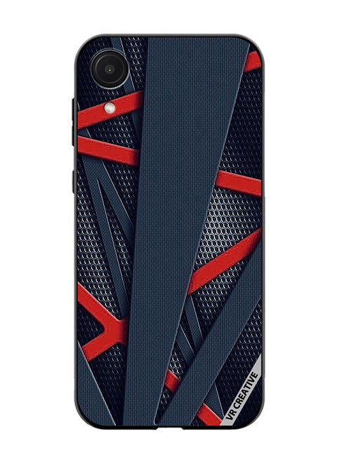 Protective Case Cover For Samsung Galaxy A03 Core Abstract Design Multicolour