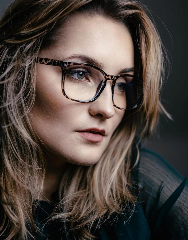 TIJN Blue Light Blocking Glasses for Women Men Clear Frame Square Nerd Eyeglasses Anti Blue Ray Computer Screen Glasses - Image 2