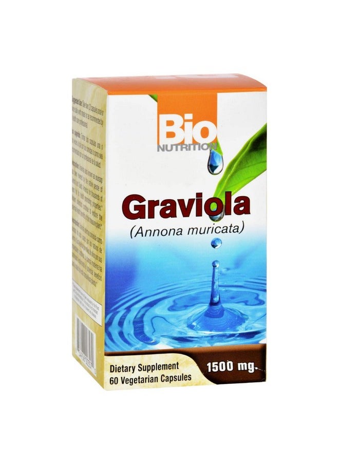 Bio Nutrition - Graviola 1500 Mg 60 Veg Caps By Bio Nutrition Inc (Pack Of 2)2 - Image 1