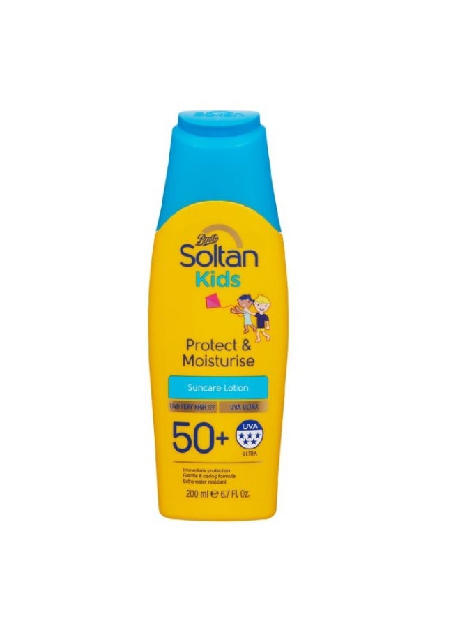 Soltan Kids Protect & Moisturise Suncare Lotion SPF 50+  [200ml] - Image 1