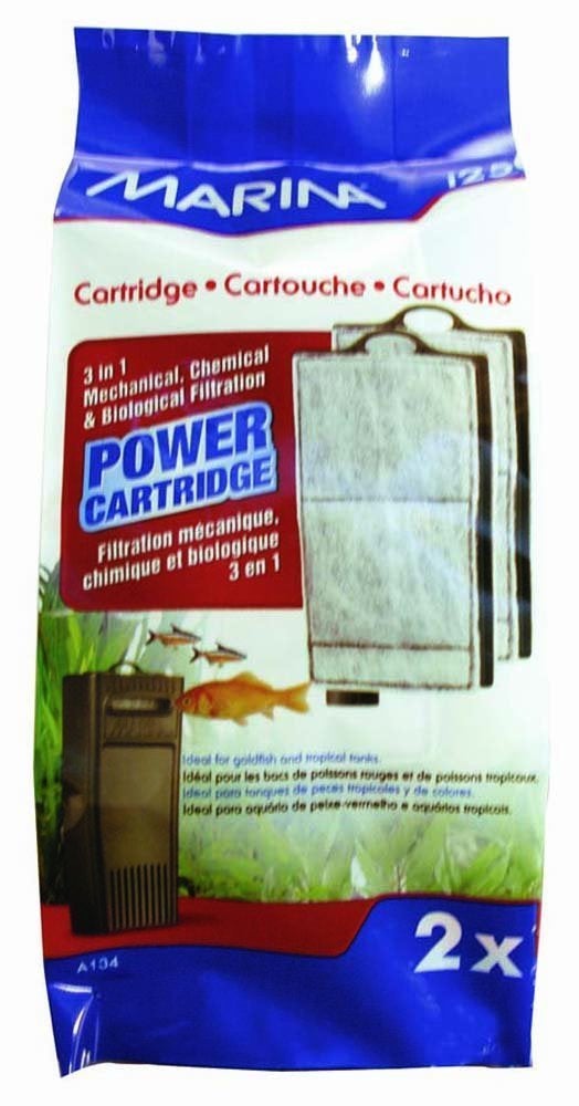 Marina I25 Power Cartridge Replacement Aquarium Filter Media 2Pack A134