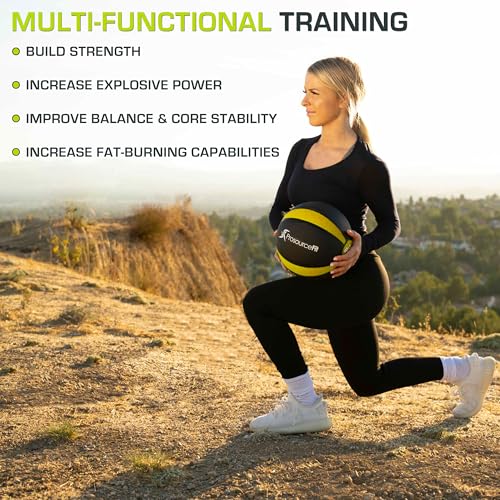 ProsourceFit Weighted Medicine Ball for Full Body Workouts - Image 4