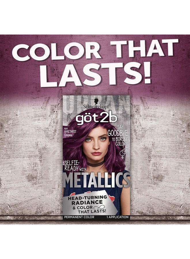 Got2b Schwarzkopf Got2b Metallics Permanent Hair Color, M69 Amethyst Chrome - Image 3