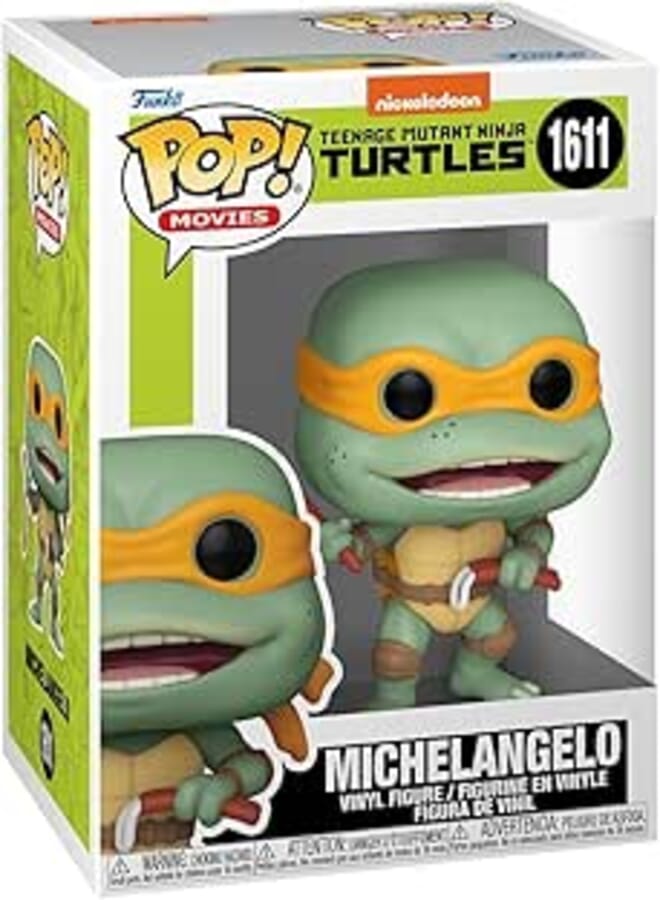 Funko Pop! Cartoon Animation: Nickelodeon - Teenage Mutant Ninja Turtle - Michael Angelo Sausage Nunchuks #1611