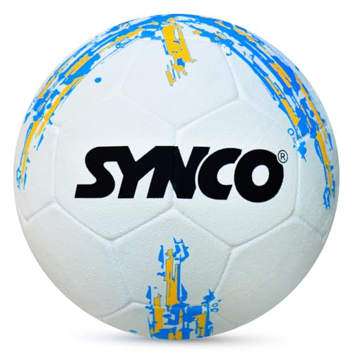 Synco Football Argentina| Rubber Moulded | Training Country Ball for Beginners | Suitable for Indoors/Outdoors - Image 1