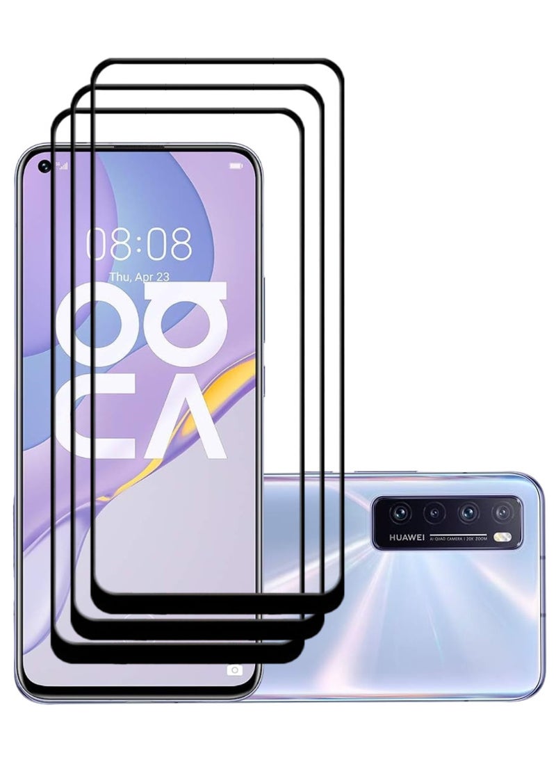 ACLIX 3 Pieces Antistatic ESD Dustproof Premium Quality High Definition Tempered Glass Screen Protector Designed For Huawei nova 7 5G - Image 1