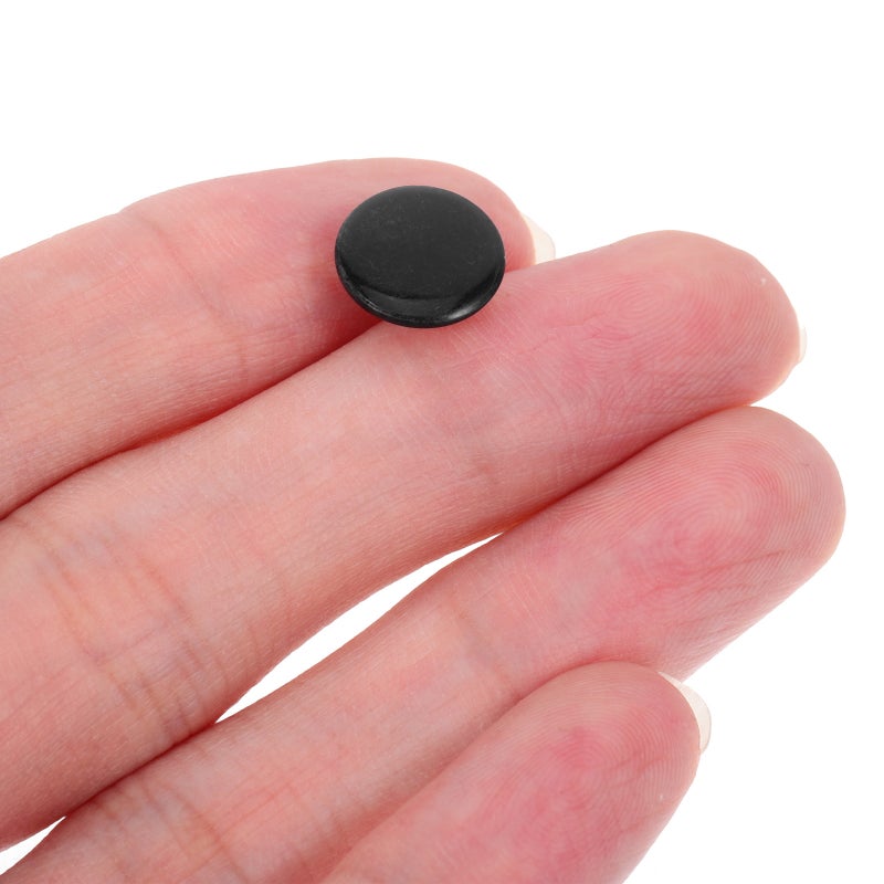 600pcs Round Flat Thumbtacks Black - Heavy Duty Push Pins Metal Thumb Tacks For Bulletin Board Decorative Nails Wall Hanging Photos Home Furniture Sofa Crafts Office - Image 2