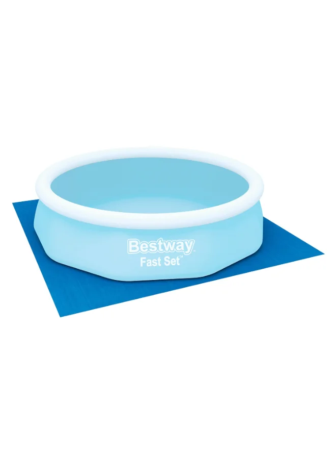 بست واي Bestway Ground Cloth for Above Ground Swimming Pools, 11 ft x 11 ft (3.35 m x 3.35 m) Protective Pool Ground Sheet, Durable Pool Base Mat for Steel Frame & Inflatable Pools