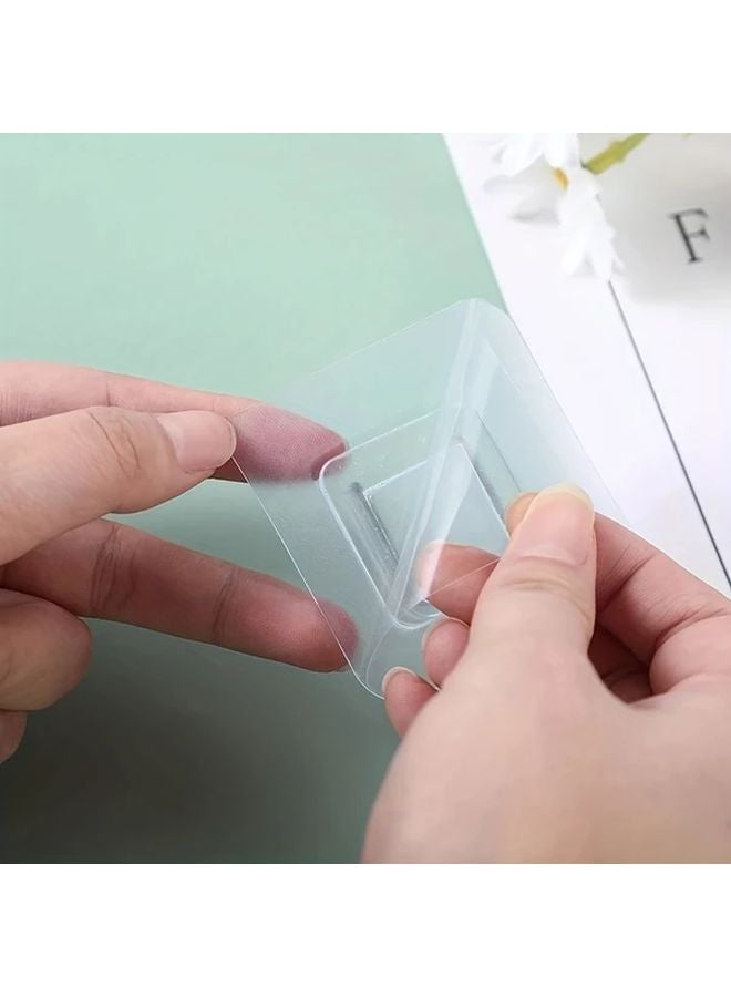 15 Pairs Double Sided Adhesive Wall Hooks Waterproof No Nails For Bathroom Home - Image 3