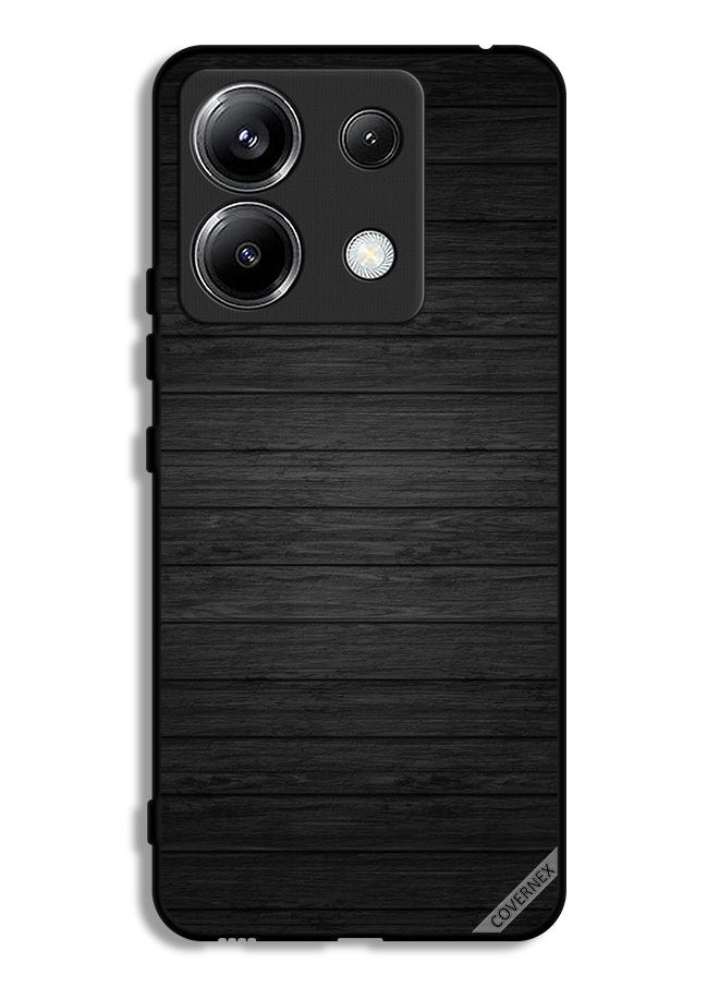 Covernex Xiaomi Redmi Note 13 Pro 5G Protective Case Cover Dark Wooden Pattern  - Image 1