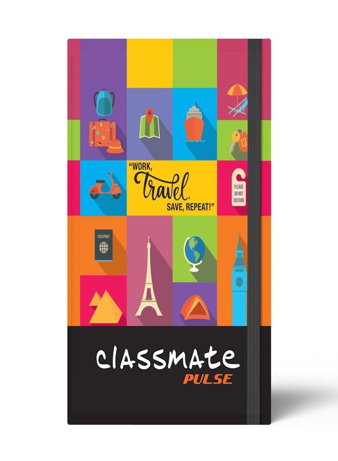Classmate Pulse A5 Notebook | Flexi-Bound Hard Cover Notebook | 176 Pages | 80GSM Natural Shade Paper | Unruled | 8 Special Pages Inside |Ideal for Personal and Professional Use - Image 1