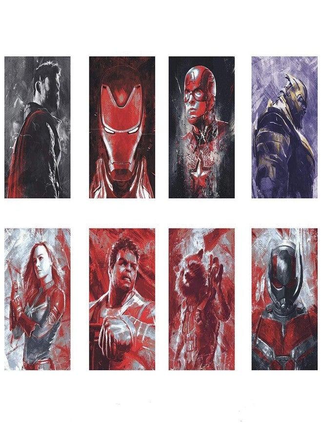 AD INFINITUM Paper Avengers Poster, White, Abstract, 9X13 Inch - Image 1