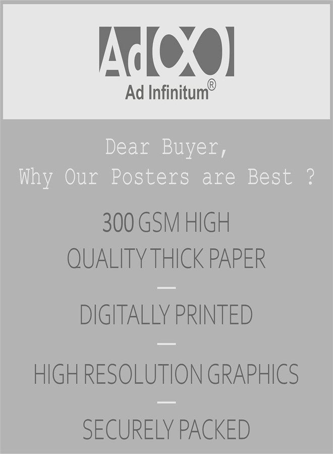 AD INFINITUM Paper Avengers Poster, White, Abstract, 9X13 Inch - Image 3