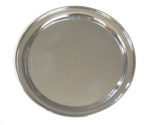 Libertyware 12 Inch Round Stainless Steel Serving Tray - Image 4