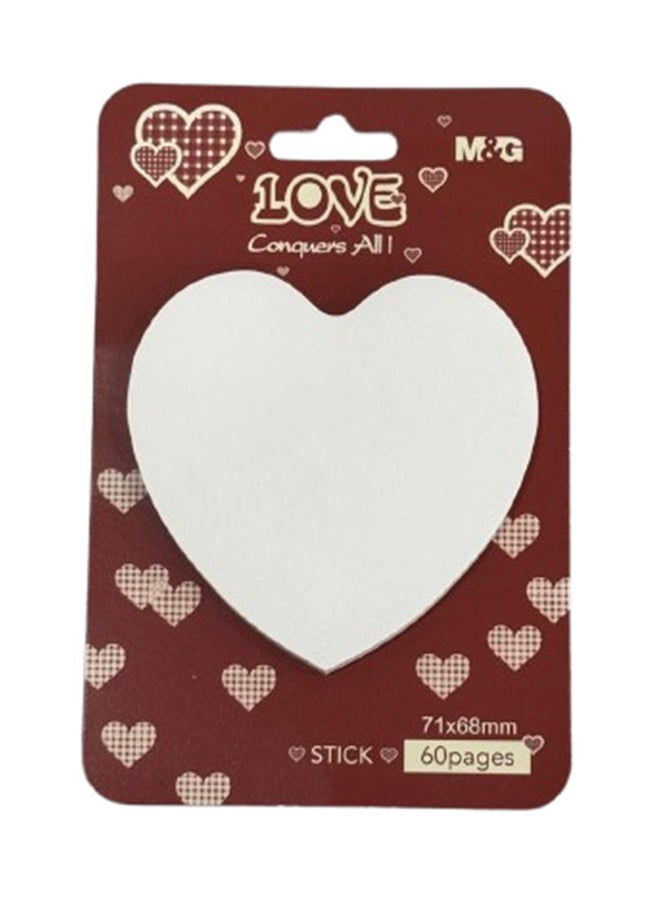 M&G - Sticky notes HEART 60s - Image 1