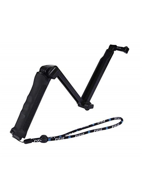 3 Way Multipurpose Grip Foldable Floating Lightweight Selfie Stick Extension Monopod with Tripod for GoPro HERO5