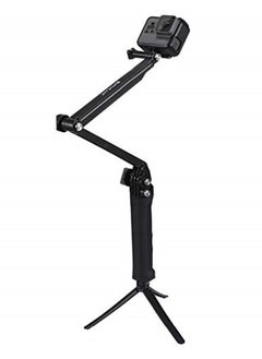 PULUZ 3 Way Multipurpose Grip Foldable Floating Lightweight Selfie Stick Extension Monopod with Tripod for GoPro HERO5  - Image 5