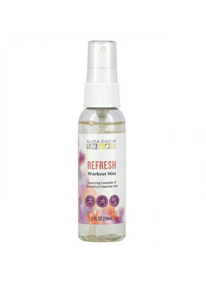 Aura Cacia Aura Cacia Refresh Workout Mist 2 fl oz 59 ml 