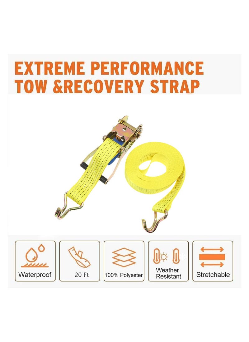 BOSS LIFE STYLE Boss Lifestyle Heavy-Duty Towing Strap - 2 Inch by 10 Meters  - Image 3