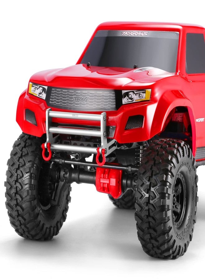 COOWOO Aluminum Alloy RC Front Bumper for 1/10 SCX10 or TRX-4 Crawler Cars Silver - Image 4